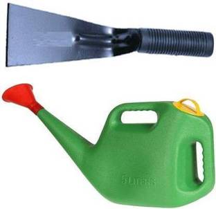 Ravel Watering Can (Improved Version) 5 Ltr + Khurpi for Garden Garden Tool Kit