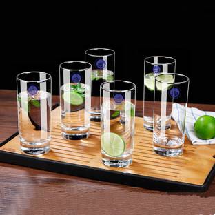 happy penguin (Pack of 6) Clear Glass Plain Water Glasses Set of 6 Glass Set Water/Juice Glass