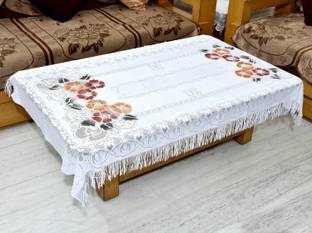 GAURANG Floral 4 Seater Table Cover
