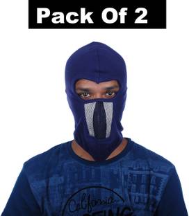 IM UNIQUE Blue Helmet Skull Cap for Men & Women