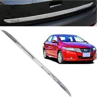 After cars Chrome Dicky Garnish Patti 0011 Chrome Honda City Rear Garnish