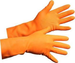 psu High Grade Rubber Material Multi Use Reusable Safety Hand Gloves Rubber Safety Gloves (2) Rubber  Safety Gloves