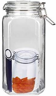 VRUTI Glass Grocery Container  - 2500 ml