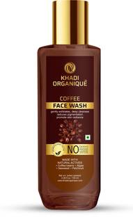 khadi ORGANIQUE Coffee  (NO SLS & PARABEN) made with Coffee Beans ,Algea ,Seaweed,Patchouli & DERMATOLOGICALLY TESTED Face Wash