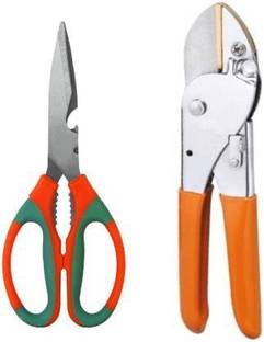fitweight Garden Scissor, Pruner Gardening Cut Tools (Set of 2) Garden Tool Kit