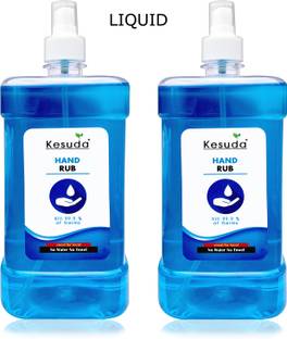 KESUDA 2 Pcs 1L  MIST Spray (1L+1L) Hand Rub Pump Dispenser