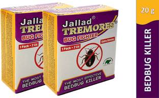 Jallad Tremores Bed Bug Killer - Pest Control 20 gms (Pack of Two)