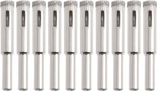 uptodateprouducts 8mm Hole Saw 10Pcs 8mm Diamond Coated Core Drill Bits Hole Saw Glass Tile Ceramic Marble Rotary Bit Set
