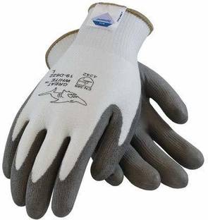 TECHOMANIA _WHITE_SAFETY GLOVES (1 PAIR GLOVES) Nylon  Safety Gloves