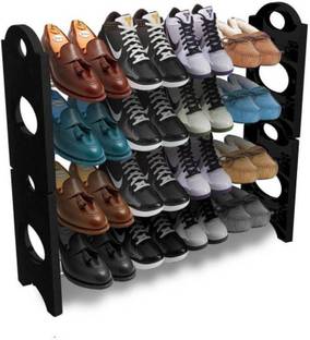 ROBMOB Plastic Collapsible Shoe Stand