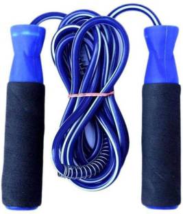 LIVE SPORTS Port Jump Rope Ball Bearing Skipping Rope (Blue, Pack of 1) Weighted Skipping Rope