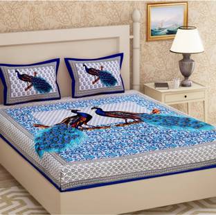 vasu clothing Cotton Double Bed Spread