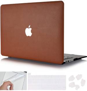 MOCA Front & Back Case for MacBook Pro 13 inch 2020 Release A2251 A2289 MacBook Pro 13 (PU Leather Surface) Hard Case Cover