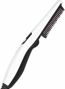 इम्फोला Beard Straightener Comb Quick Electric Iron Heated Beard Brush Beard Styler for Men, Travel Portable Heating Beard Straightening Combs Multifunctional Hair Straightening Brush Beard Straightening Comb11 हेयर स्ट्रेटनर