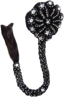 Geet Creations  Extensions  Bun Choti For Women and Girls (Black) Hair Extension