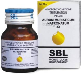 SBL Aurum Muriaticum Natronatum 3X Tablets