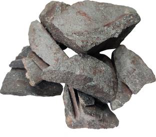 Shubhanjali Natural Hematite Rough Raw Stone 200 Grams Regular Asymmetrical Crystal Stone