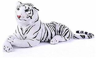 kashish trading company White Tiger Soft toy for kids, Girls & Children Playing Teddy Bear Loveable & Huggable in Size of 34 Cm long  - 34 cm