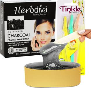 Herbdiva Facial Wax Charcoal 80g With