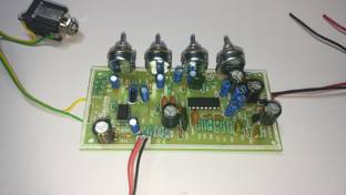 Salcon Electronics 4 Channel Echo MIC Circuit Microphone Pre Preamp Kit with Speed and Delay Electronic Components Electronic Hobby Kit