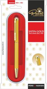 PIERRE CARDIN Pearl Satin Gold Ball Pen