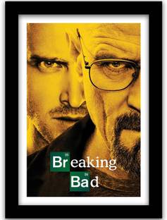 Breaking Bad TV Series Poster with Frame - Breaking Bad Framed Poster for Home and Office Paper Print
