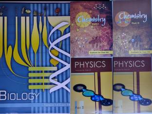 NCERT Physics, Chemistry,Biology (PCB) Books Set For Class 12 (English Medium)