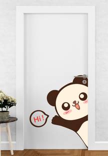 DivineDesigns 46 cm Hi Panda Self Adhesive Sticker