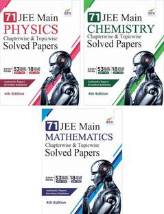 71 Jee Main Online & Offline Physics, Chemistry & Mathematics Topic-Wise Solved Papers