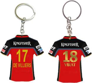 jocker de villiers jersey,ab de villiers,kohli jersey,rcb jersey,virat jersey Key Chain