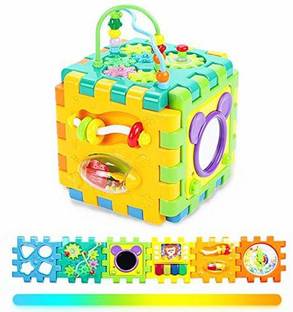 himanshu tex Multi-Function Play & Learn Baby Activity Cube Toys for 6 Year Old Boys & Girls