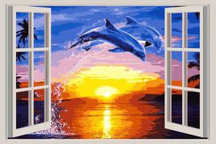 window wallpaper 3D Poster