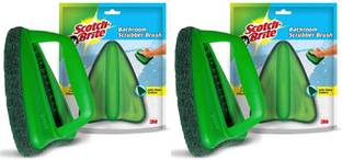 Scotch-Brite Bathroom brush ( pack of 2) Scrub Pad