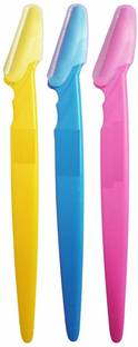 MACPLUS LetsShve Evir Women Face Razor (Pack Of 3), Men & Women