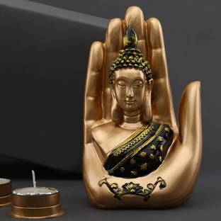 Flipkart SmartBuy Gracefudl Handcrafted Buddha Hand Decorative Showpiece  -  17 cm
