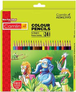 Kokuyo Camlin Art creation 24 Shaped Color Pencils