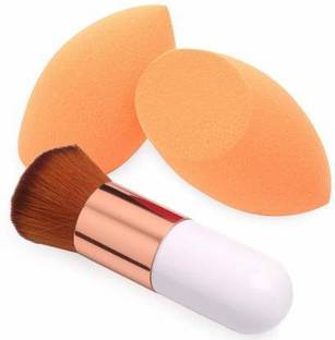 Love Nature Cosmetikaa White Foundation Brush+2 Beauty Blender