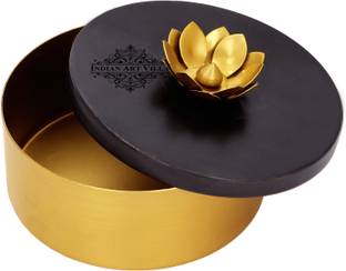 IndianArtVilla Iron Grocery Container  - 600 ml