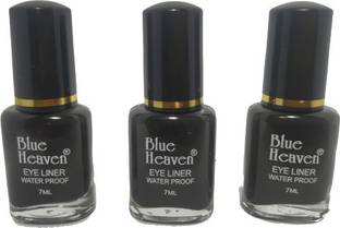 BLUE HEAVEN Water Proof eye liner 7 ml ( Set of 3 ) 7 ml