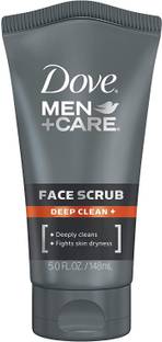 DOVE Men+Care Face Scrub, Deep Clean Plus 5 oz. Face Wash