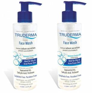 Truderma  for skin cleansing,150ml - Pack of 2 Face Wash