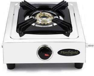 Flamingold 1 Burner Gas Stove Single Stainless Steel Manual Gas Stove