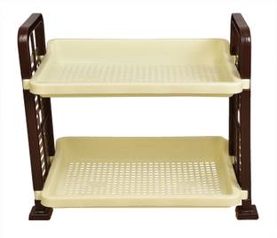 mastBus Organizer Storage For Office | Table Stand For Home प्लास्टिक वॉल शेल्फ