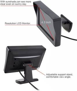 ModifyStyle TFT 4.3inch LCD Display/Monitor Suitable for Hyundai Aura (2020 to Present) Black LCD