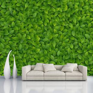 Decorative Production Vinyl Decorative Green Wallpaper