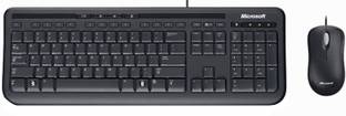 Microsoft Wired Desktop 600 USB 2.0 Keyboard and Mouse Combo
