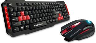 Dragon War Storm Gaming & 3200 Dpi Led Gaming Mouse Combo Wired Usb Keyboard