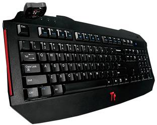 Tt eSPORTS Challenger Wired USB Gaming Keyboard Compatible with Desktop, Laptop, Mac