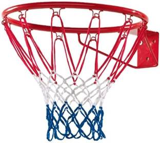 LYCAN BasketBall Ring with Net Basketball Size 7 for Home Use Orange Basketball Ring