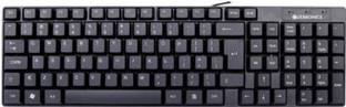 ZEBRONICS Zeb-K25 Wired USB Desktop Keyboard Wired USB Standard Desktop Keyboard Compatible with Desktop, Laptop, Mac with gaming mode ,stand support,Zeb-K25 Wired USB Desktop Keyboard